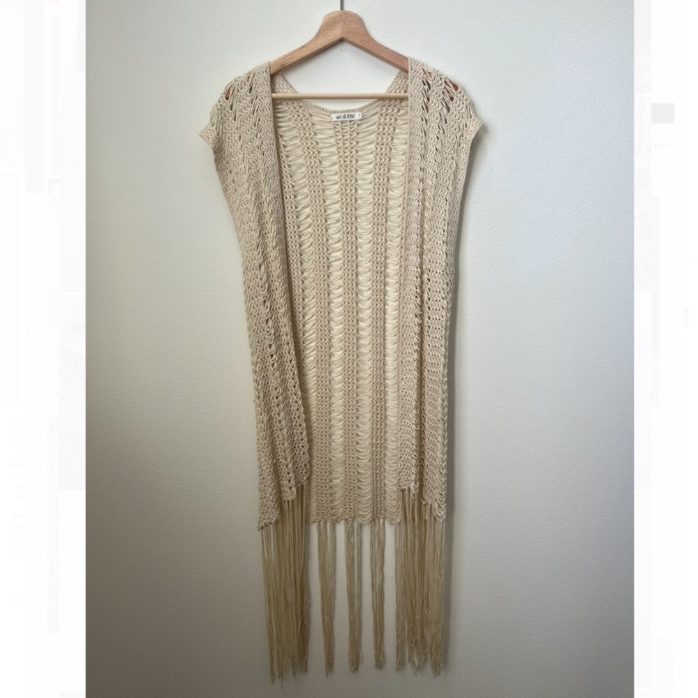 MINKPINK We All Shine Crochet Cover Up Size Small